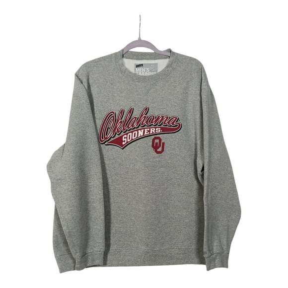 Soffe Other - Soffe Men's Training Oklahoma Sooners Grey Pullover Sweatshirt Size XXL Football